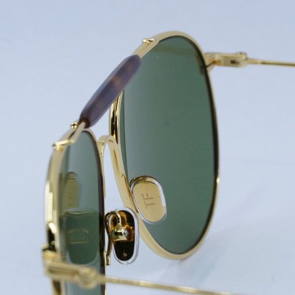 🕶️ New Tom Ford Raphael 02 FT0995 30N Sunglasses - Gold Frame, Green Lenses - Picture 6 of 11